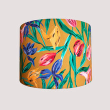 Load image into Gallery viewer, Tulips Printed Drum Lampshade
