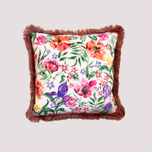 Load image into Gallery viewer, Summer Garden Velvet Cushion
