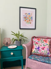 Load image into Gallery viewer, Summer Garden Velvet Cushion
